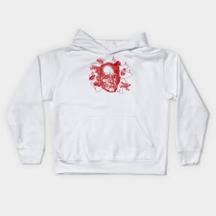 Atomic Béla Bartók (red) Kids Hoodie